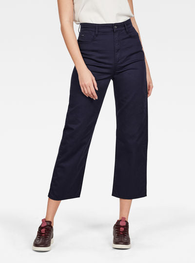 Tedie Ultra High Straight Ripped Edge Ankle Pants Dada sport preloved - seconde main