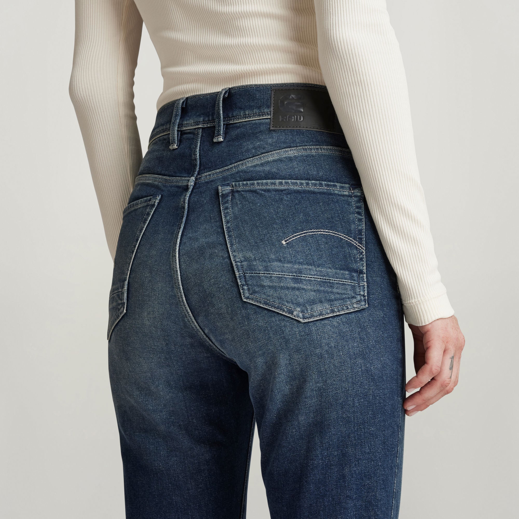 Jean Kafey Ultra High Skinny Dada sport preloved - seconde main