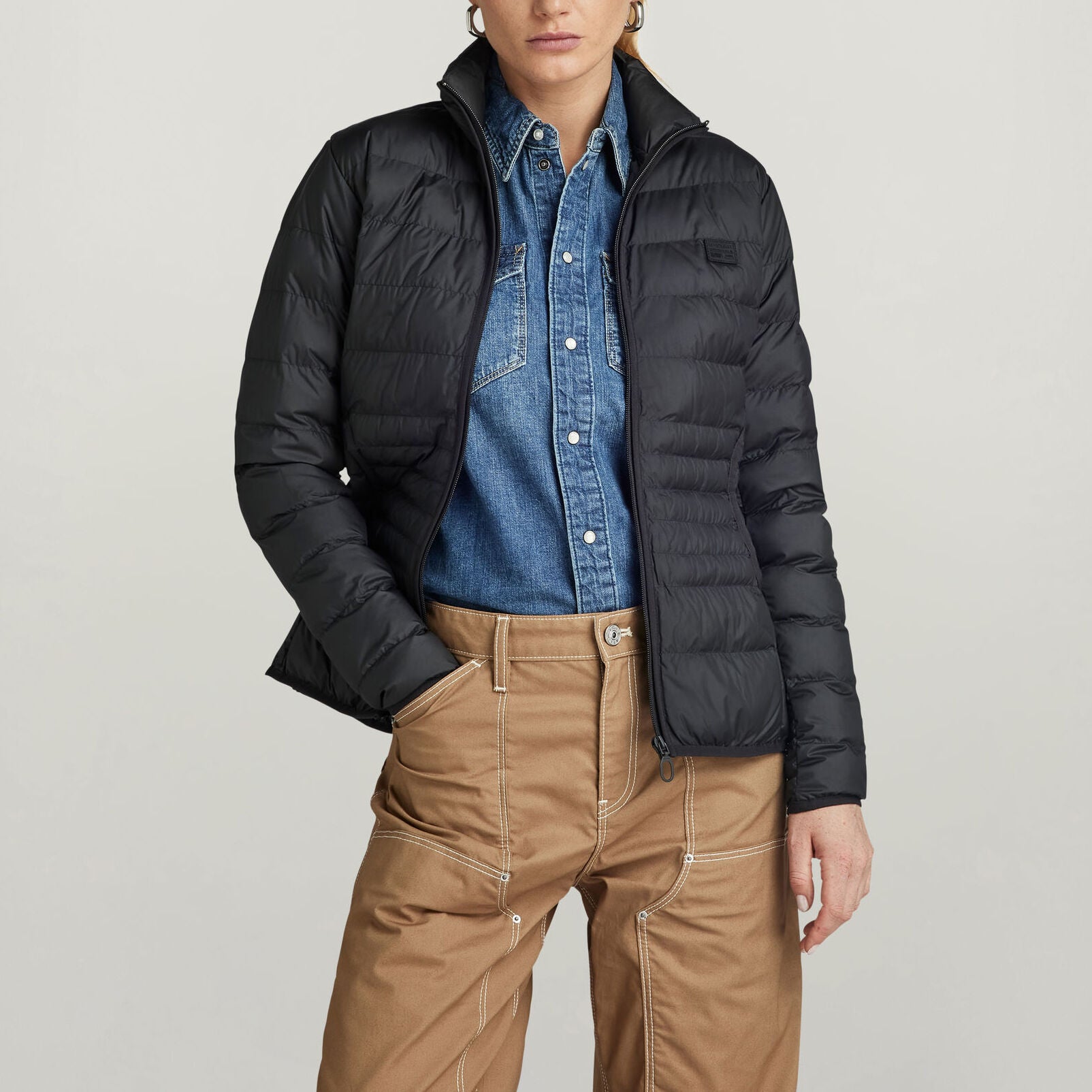 Lichtgewicht Gewatteerd Packable Jack Dada sport preloved - seconde main