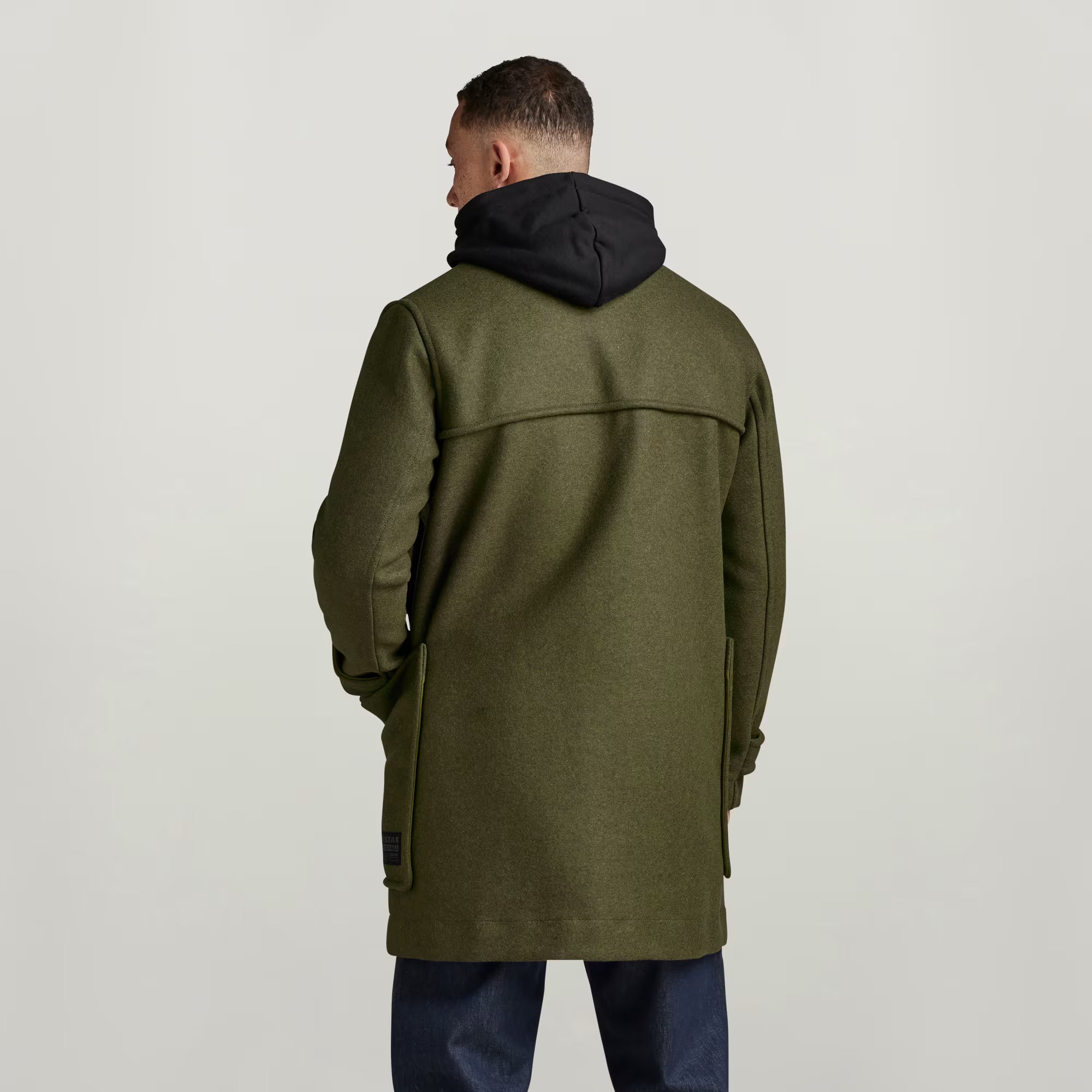 Premium E Mega Wool Duffle Coat Dada sport preloved - seconde main