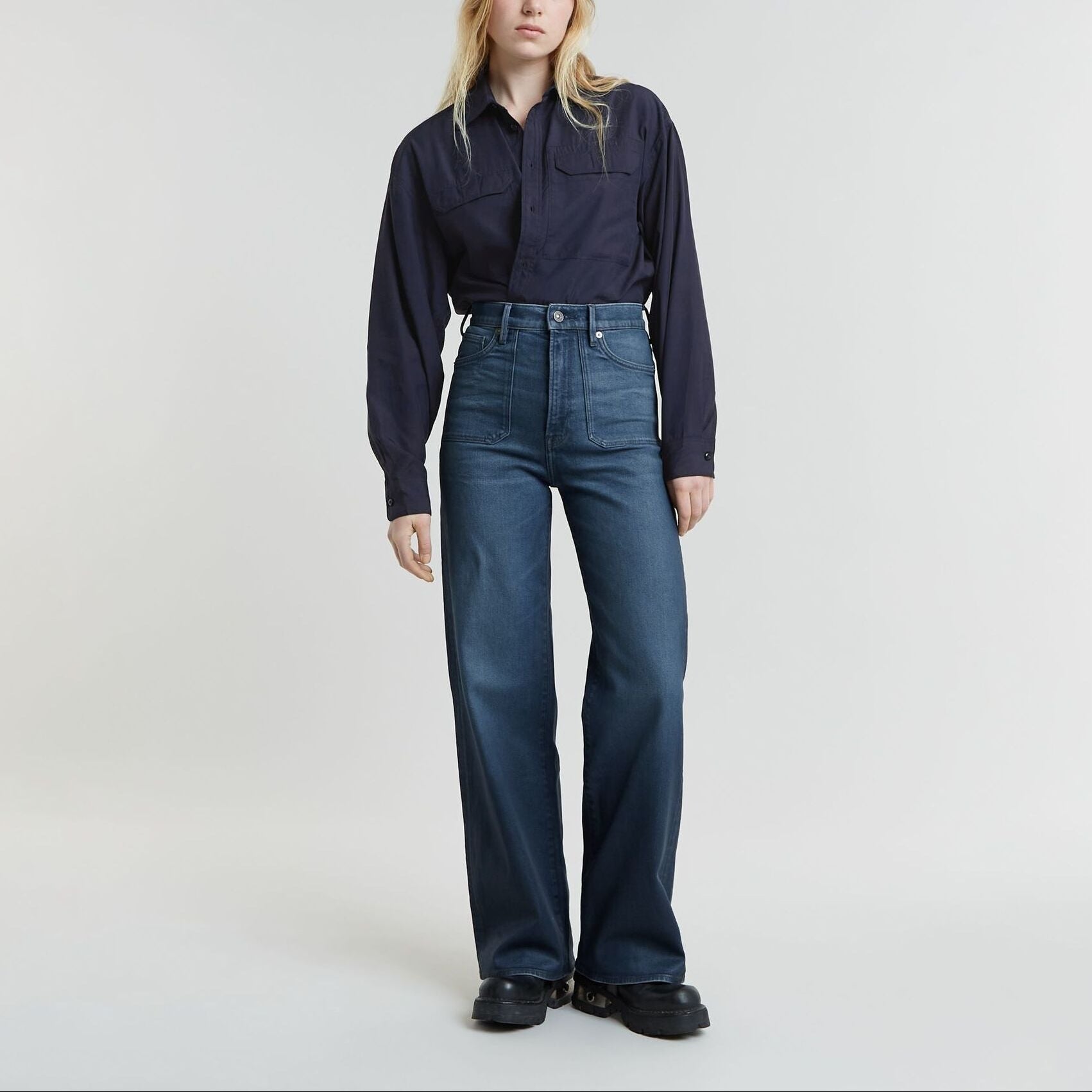 Deck 2.0 High Loose Patch Pocket Jeans Dada sport preloved - seconde main